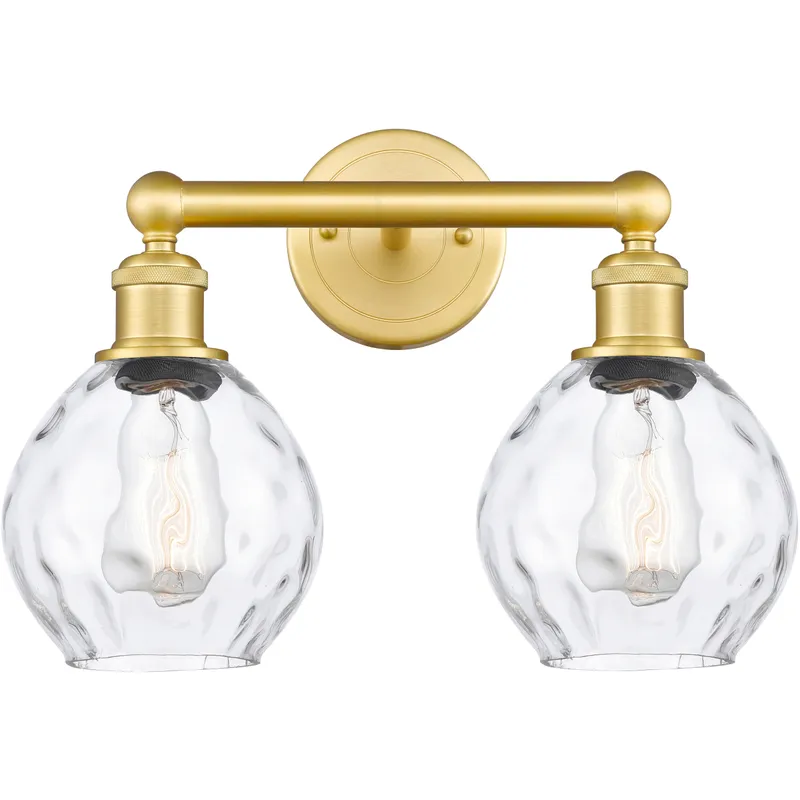 Waverly 2 Light 15 inch Satin Gold Bath Vanity Light Wall Light