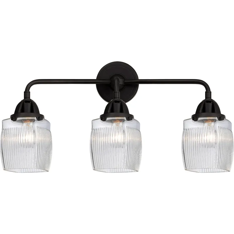 Nouveau 2 Colton LED 24 inch Matte Black Bath Vanity Light Wall Light