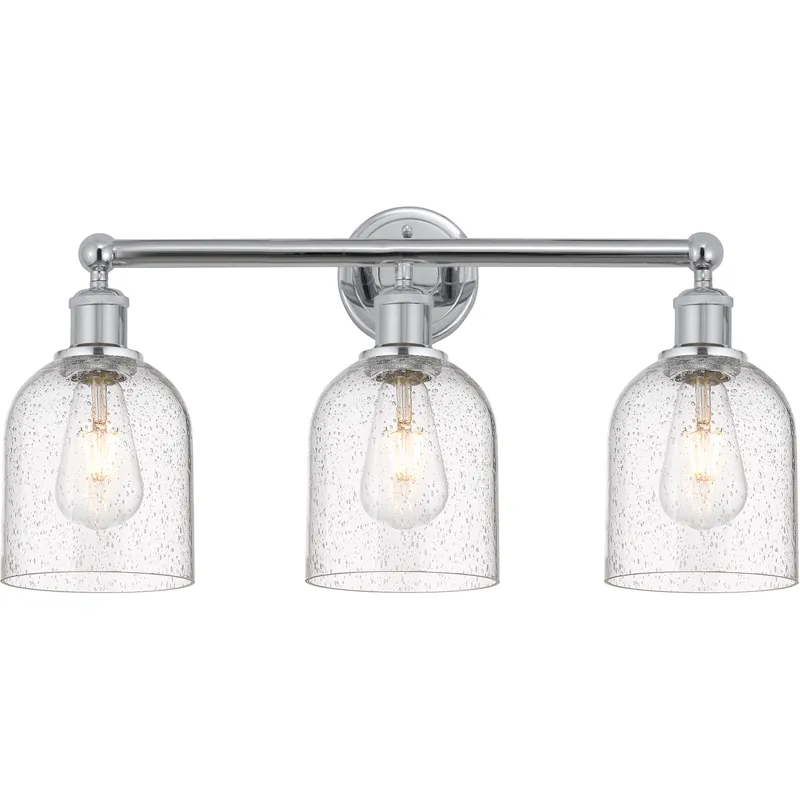 Edison Bella 3 Light 23.5 inch Polished Chrome Bath Vanity Light Wall Light