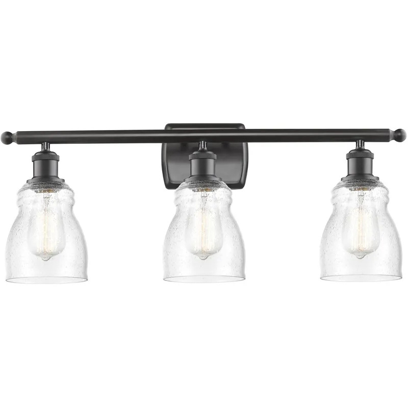 Ballston Ellery LED 26 inch Oil Rubbed Bronze Bath Vanity Light Wall Light in Seedy Glass, Ballston