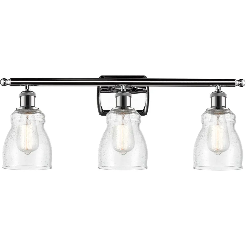 Ballston Ellery LED 26 inch Polished Chrome Bath Vanity Light Wall Light in Seedy Glass, Ballston