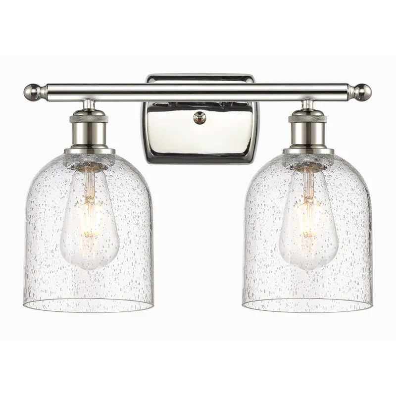 Ballston Bella 2 Light 15.5 inch Polished Nickel Bath Vanity Light Wall Light