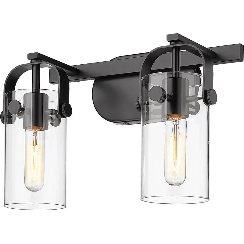 Pilaster LED 14.88 inch Matte Black Bath Vanity Light Wall Light