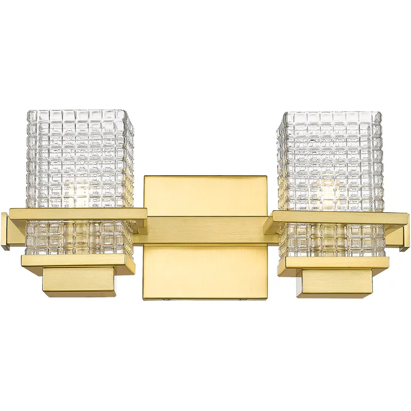 Wellfleet 2 Light 15 inch Satin Gold Bath Vanity Light Wall Light in Incandescent
