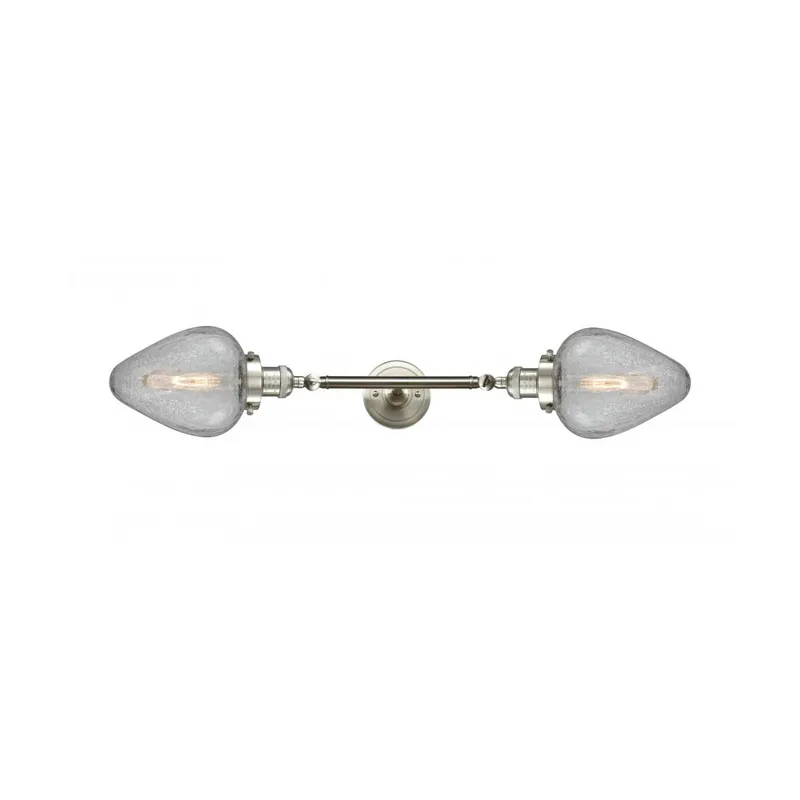 Franklin Restoration Geneseo LED 7 inch Brushed Satin Nickel Bath Vanity Light Wall Light, Franklin Restoration