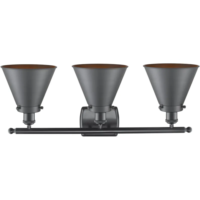 Ballston Appalachian LED 26 inch Matte Black Bath Vanity Light Wall Light, Ballston