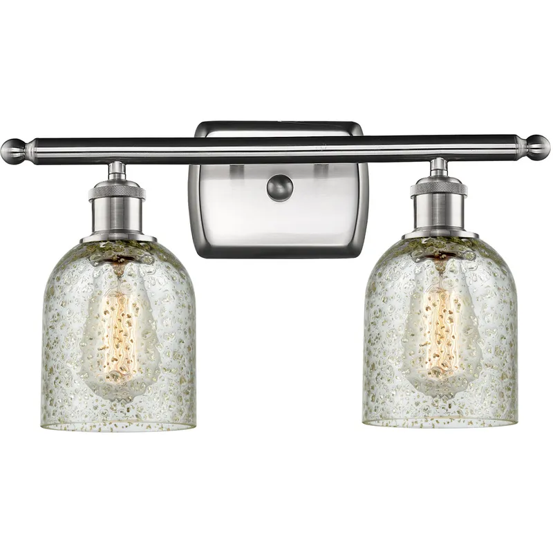 Ballston Caledonia LED 16 inch Brushed Satin Nickel Bath Vanity Light Wall Light in Mica Glass, Ballston