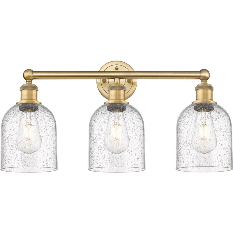 Edison Bella 3 Light 23.5 inch Brushed Brass Bath Vanity Light Wall Light