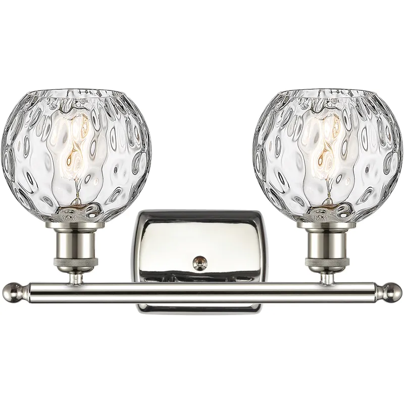 Ballston Athens Water Glass LED 16 inch Polished Nickel Bath Vanity Light Wall Light