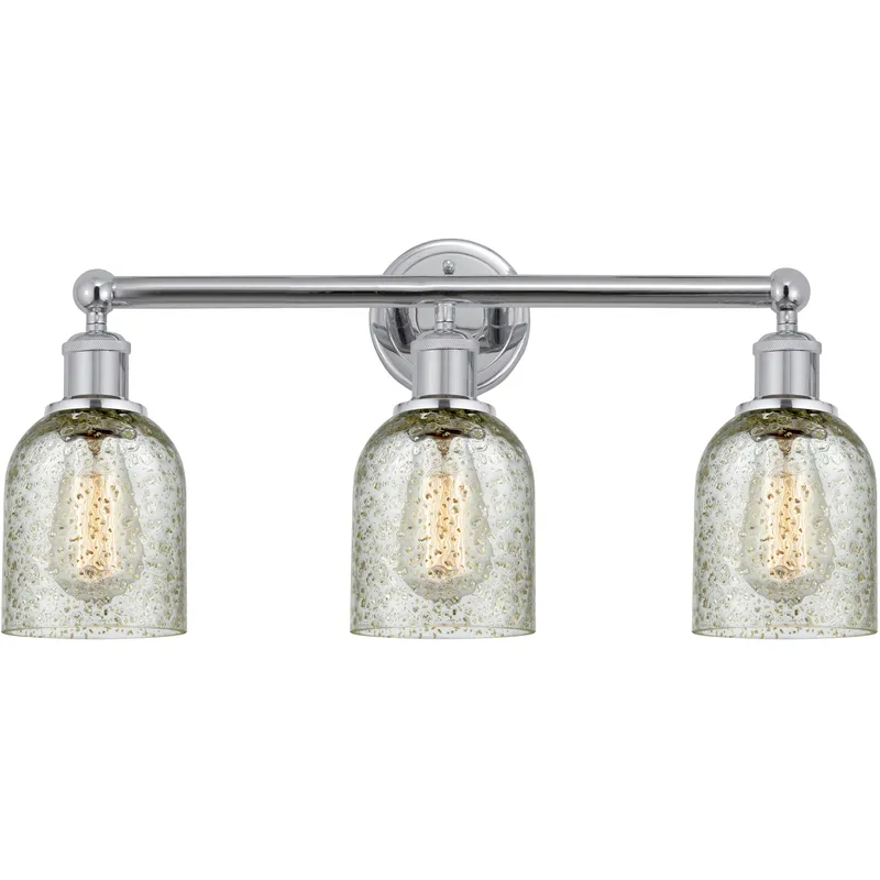 Caledonia 3 Light 23 inch Polished Chrome Bath Vanity Light Wall Light in Mica Glass