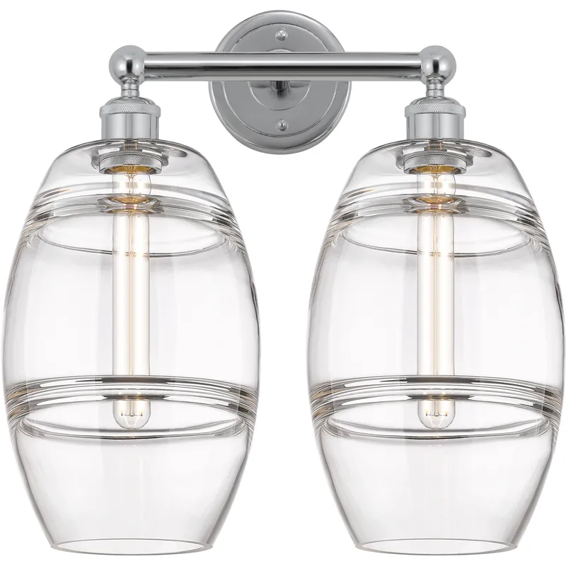 Edison Vaz 2 Light 17 inch Polished Chrome Bath Vanity Light Wall Light