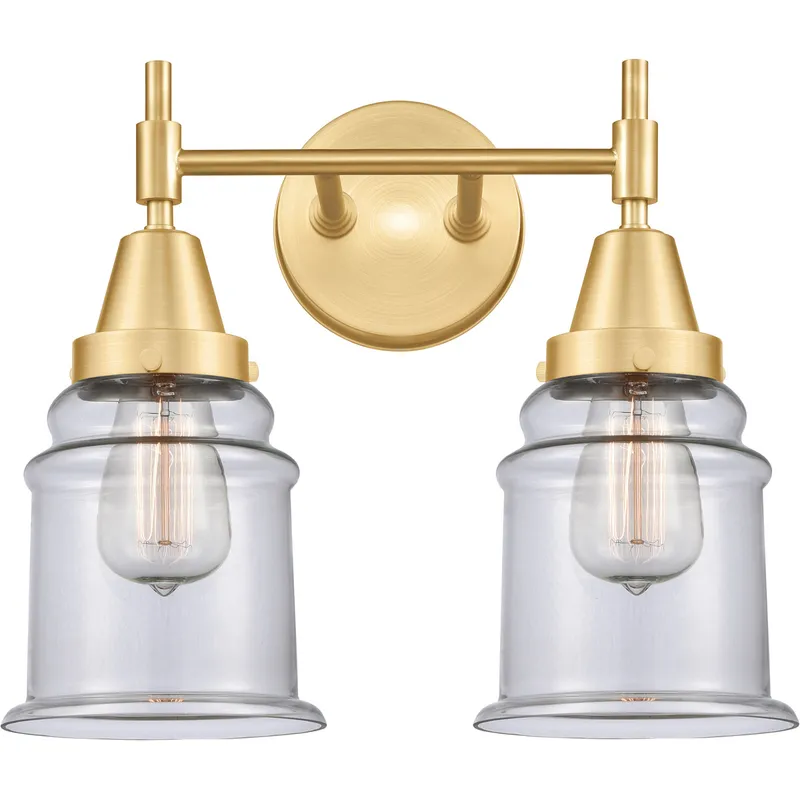 Caden LED 15 inch Satin Gold Bath Vanity Light Wall Light