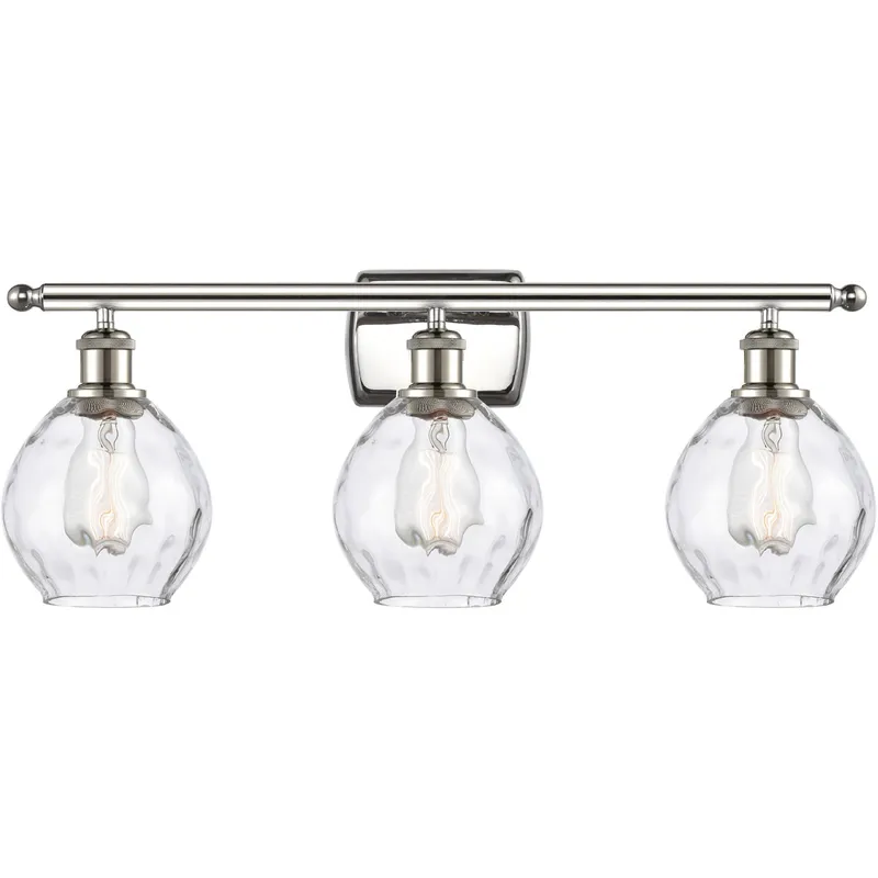 Ballston Small Waverly LED 26 inch Polished Nickel Bath Vanity Light Wall Light, Ballston