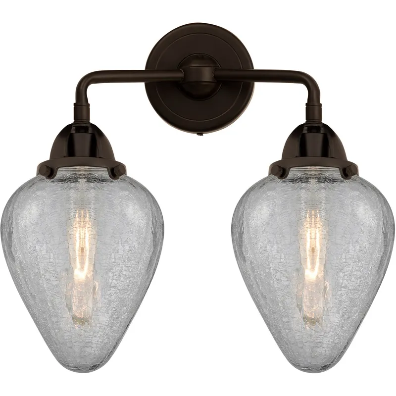 Nouveau 2 Geneseo LED 15 inch Oil Rubbed Bronze Bath Vanity Light Wall Light