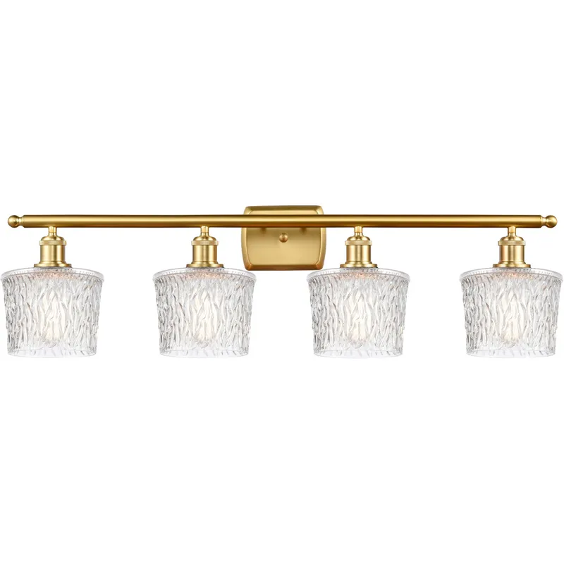 Ballston Niagra LED 36 inch Satin Gold Bath Vanity Light Wall Light, Ballston