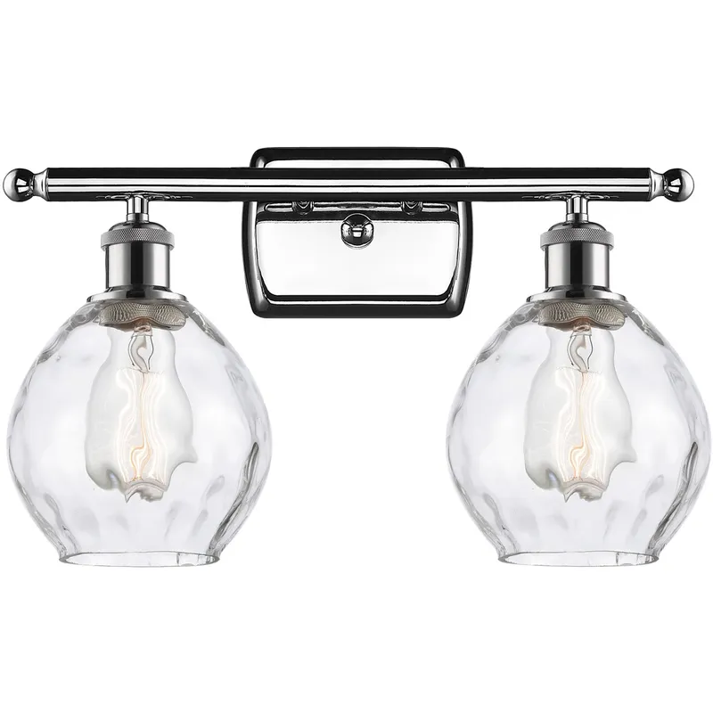 Ballston Small Waverly LED 16 inch Polished Chrome Bath Vanity Light Wall Light, Ballston