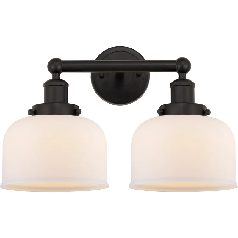 Bell 2 Light 15.5 inch Oil Rubbed Bronze Bath Vanity Light Wall Light