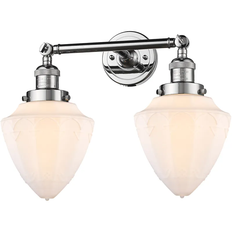 Franklin Restoration Bullet LED 18 inch Polished Chrome Bath Vanity Light Wall Light