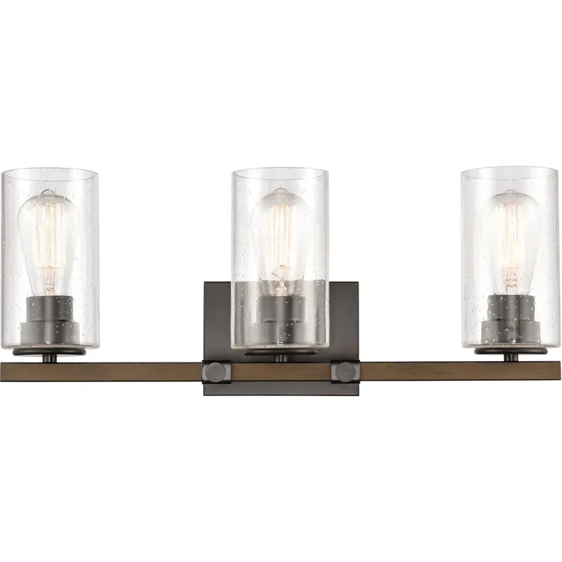 Westlake 3 Light 23 inch Matte Black Bath Vanity Light Wall Light