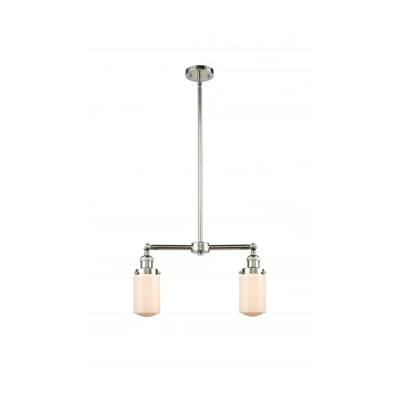 Franklin Restoration Dover LED 21 inch Polished Nickel Chandelier Ceiling Light in Matte White Glass, Franklin Restoration