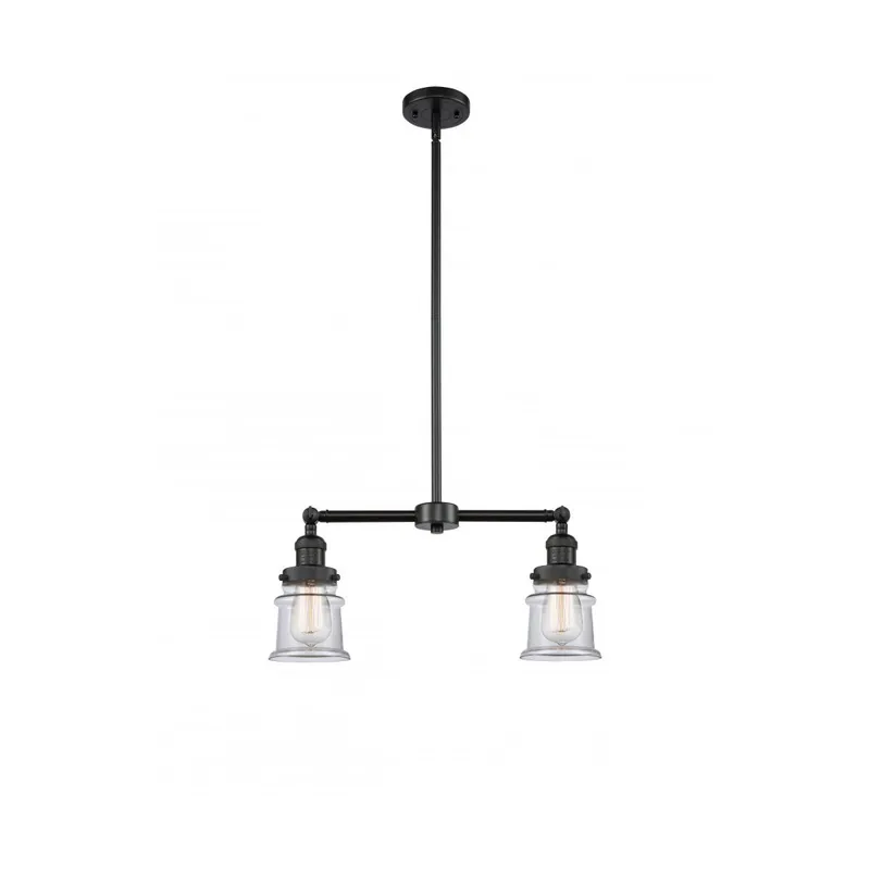 Franklin Restoration Small Canton LED 21 inch Matte Black Chandelier Ceiling Light in Clear Glass, Franklin Restoration