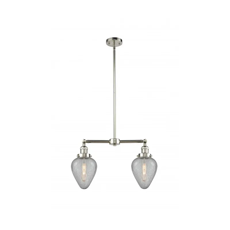 Franklin Restoration Geneseo LED 21 inch Polished Nickel Chandelier Ceiling Light, Franklin Restoration