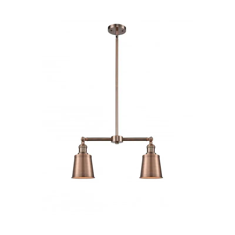 Franklin Restoration Addison 2 Light 21 inch Antique Copper Chandelier Ceiling Light, Franklin Restoration