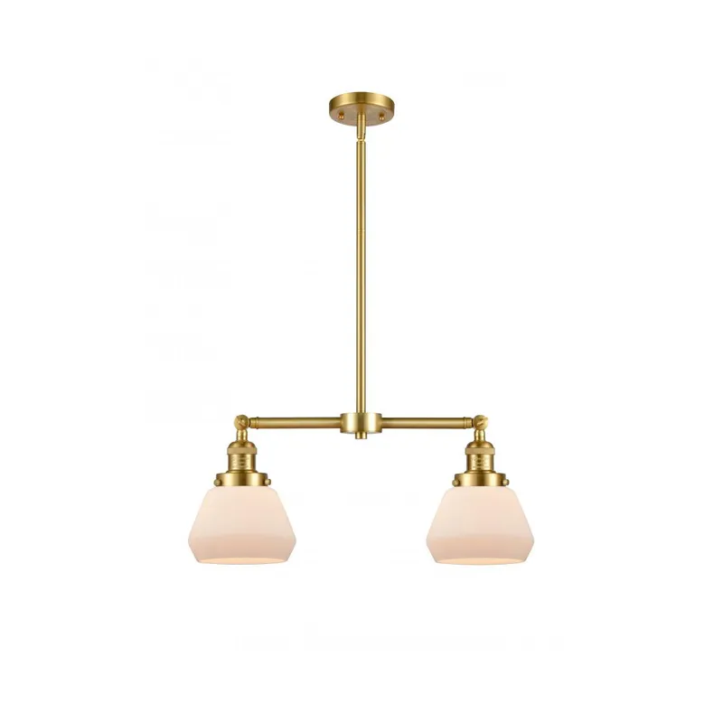 Franklin Restoration Fulton LED 21 inch Satin Gold Chandelier Ceiling Light in Matte White Glass, Franklin Restoration