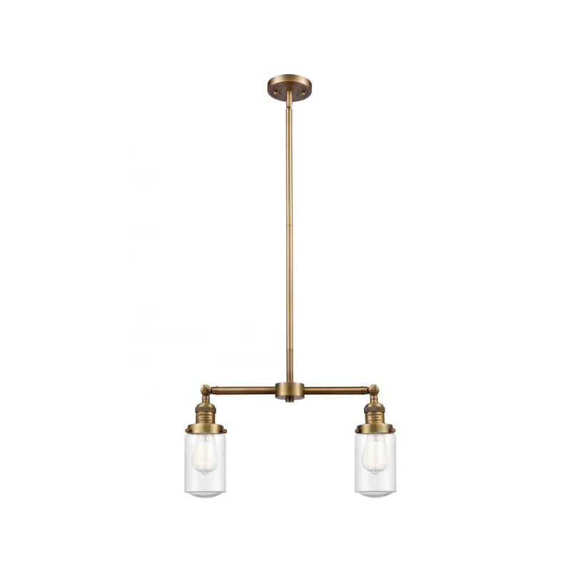 Franklin Restoration Dover LED 21 inch Brushed Brass Chandelier Ceiling Light in Seedy Glass, Franklin Restoration