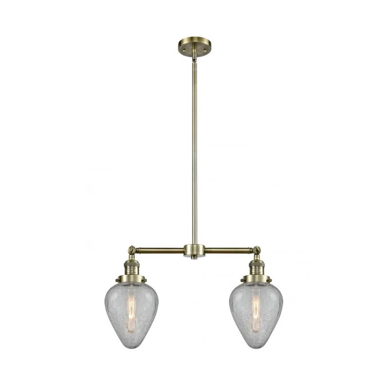 Franklin Restoration Geneseo LED 21 inch Antique Brass Chandelier Ceiling Light, Franklin Restoration