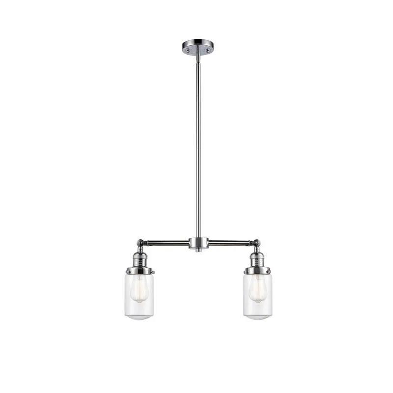 Franklin Restoration Dover LED 21 inch Polished Chrome Chandelier Ceiling Light in Clear Glass, Franklin Restoration