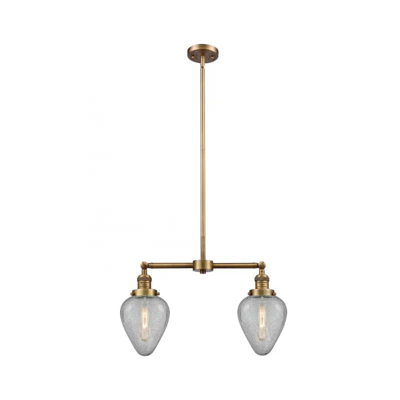 Franklin Restoration Geneseo LED 21 inch Brushed Brass Chandelier Ceiling Light, Franklin Restoration