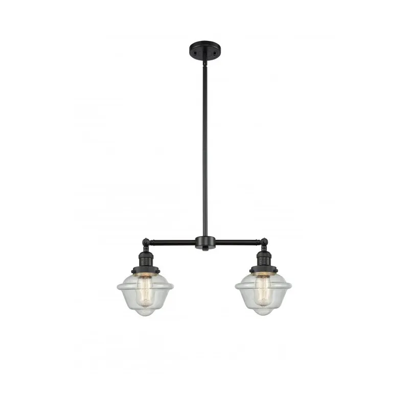 Franklin Restoration Small Oxford LED 24 inch Matte Black Chandelier Ceiling Light in Seedy Glass, Franklin Restoration