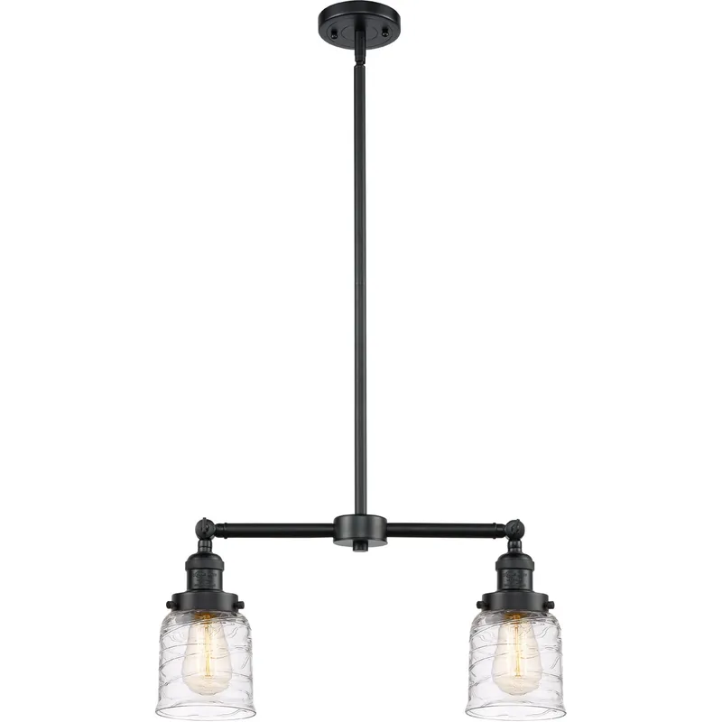 Franklin Restoration Bell 2 Light 21 inch Oil Rubbed Bronze Island Light Ceiling Light
