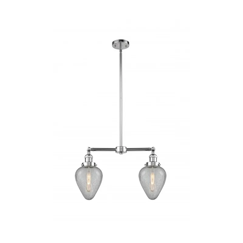 Franklin Restoration Geneseo LED 21 inch Polished Chrome Chandelier Ceiling Light, Franklin Restoration