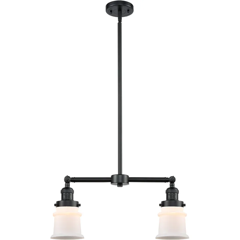 Franklin Restoration Small Canton LED 21 inch Oil Rubbed Bronze Chandelier Ceiling Light in Matte White Glass, Franklin Restoration