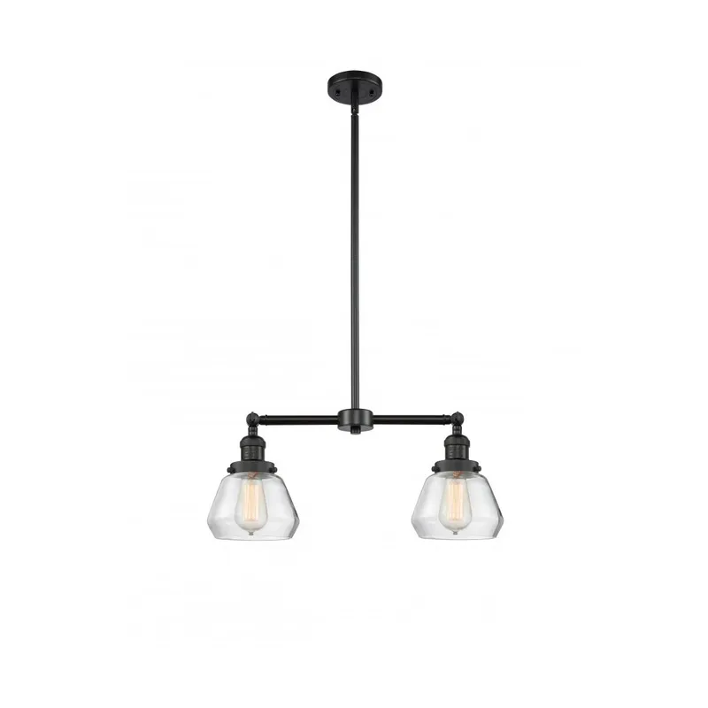 Franklin Restoration Fulton LED 21 inch Matte Black Chandelier Ceiling Light in Clear Glass, Franklin Restoration