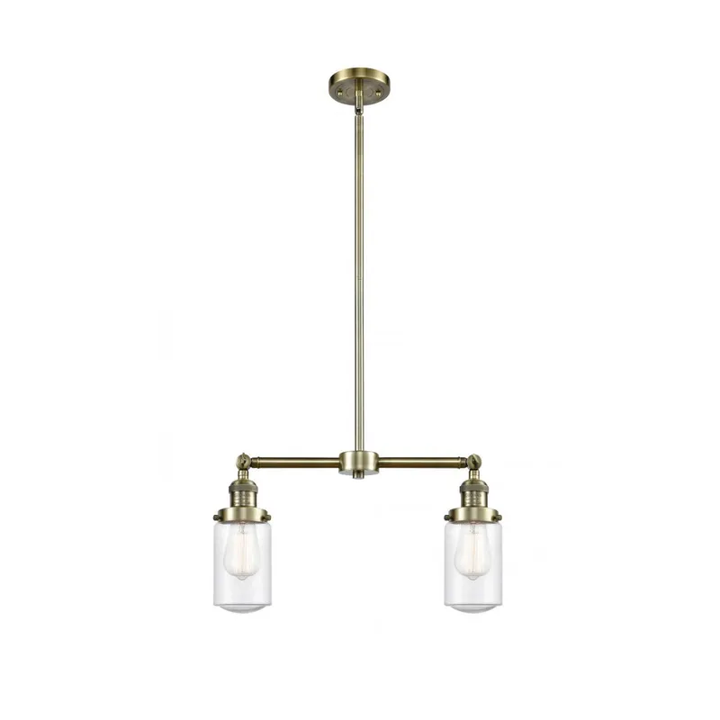 Franklin Restoration Dover LED 21 inch Antique Brass Chandelier Ceiling Light in Seedy Glass, Franklin Restoration