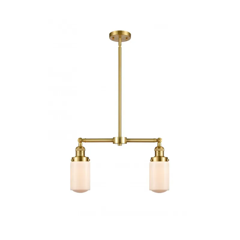 Franklin Restoration Dover LED 21 inch Satin Gold Chandelier Ceiling Light in Matte White Glass, Franklin Restoration