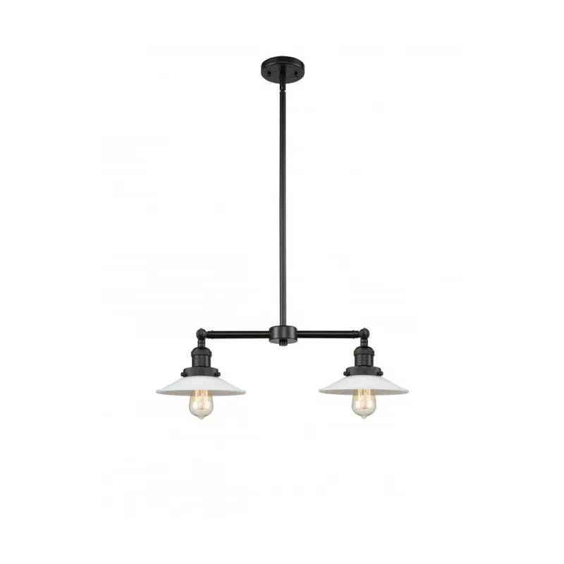Franklin Restoration Halophane LED 21 inch Matte Black Chandelier Ceiling Light in White Halophane Glass, Franklin Restoration