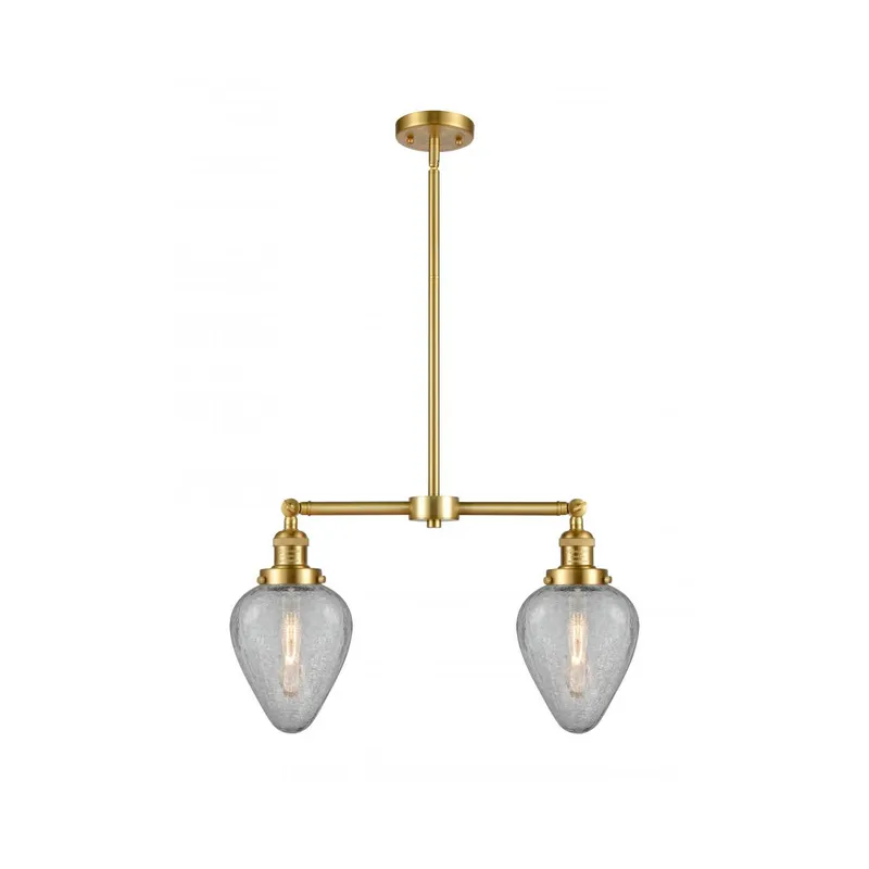 Franklin Restoration Geneseo LED 21 inch Satin Gold Chandelier Ceiling Light, Franklin Restoration