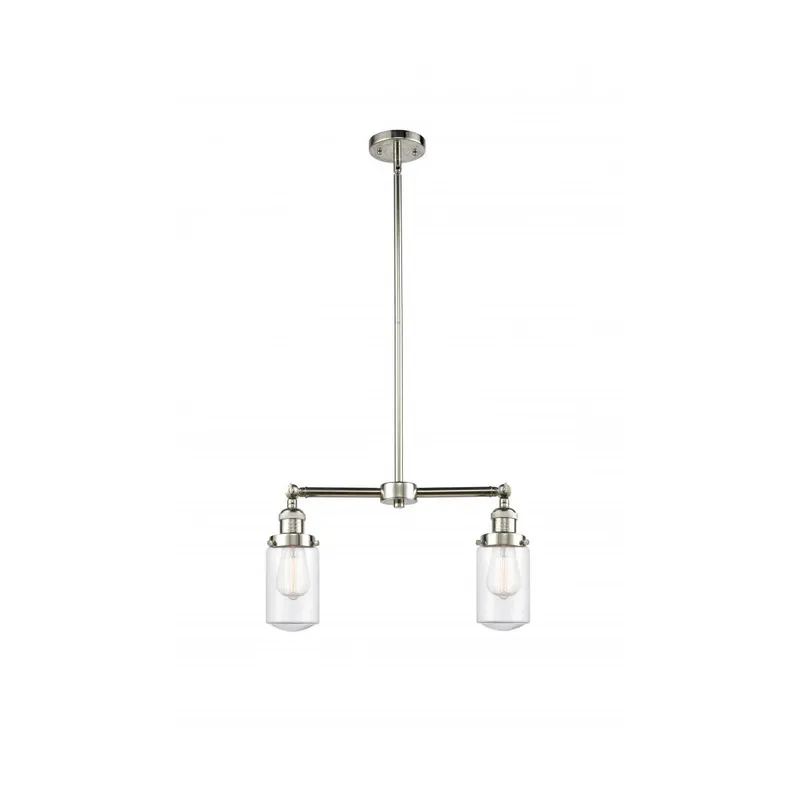 Franklin Restoration Dover LED 21 inch Polished Nickel Chandelier Ceiling Light in Clear Glass, Franklin Restoration