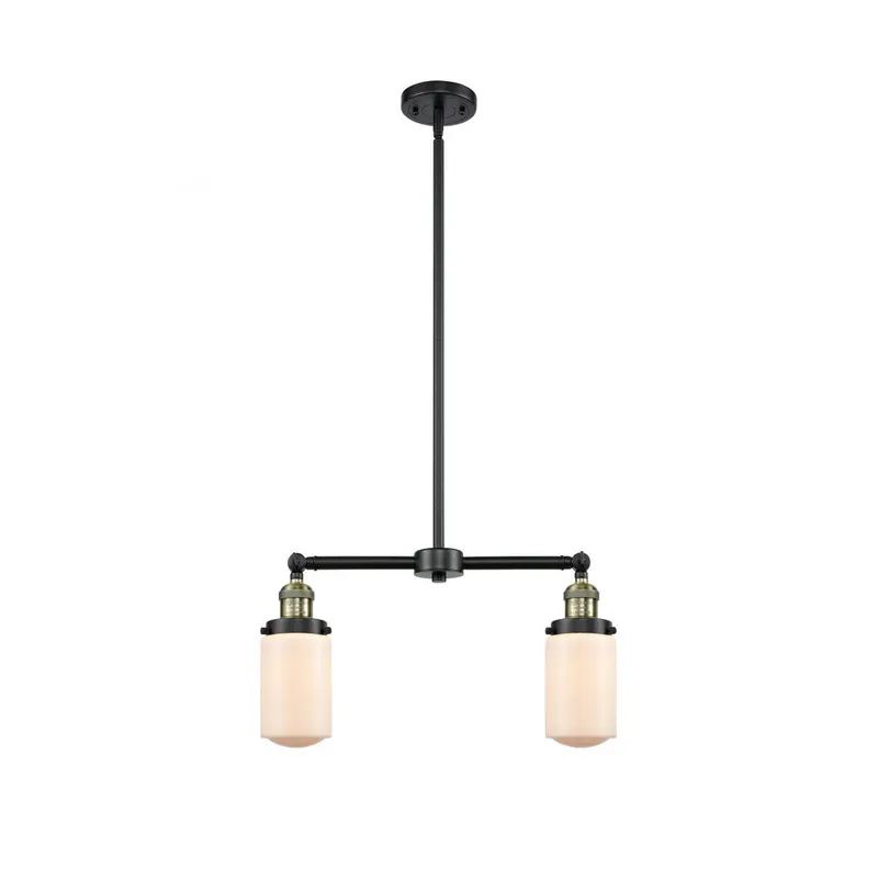 Franklin Restoration Dover LED 21 inch Black Antique Brass Chandelier Ceiling Light in Matte White Glass, Franklin Restoration