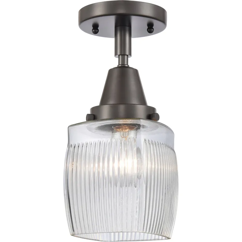 Franklin Restoration Colton 1 Light 5.5 inch Oil Rubbed Bronze Flush Mount Ceiling Light