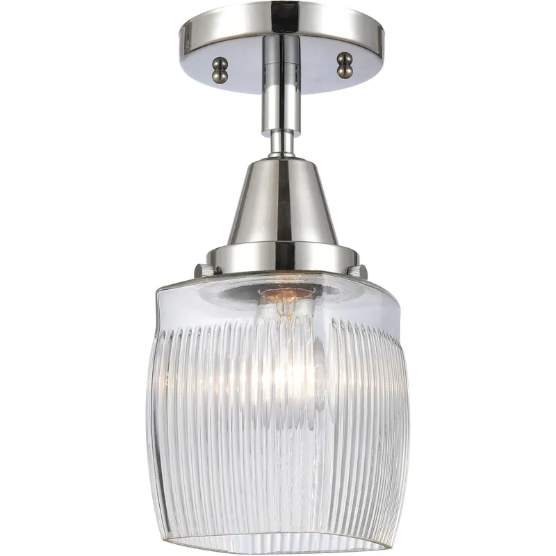Franklin Restoration Colton 1 Light 5.5 inch Polished Chrome Flush Mount Ceiling Light