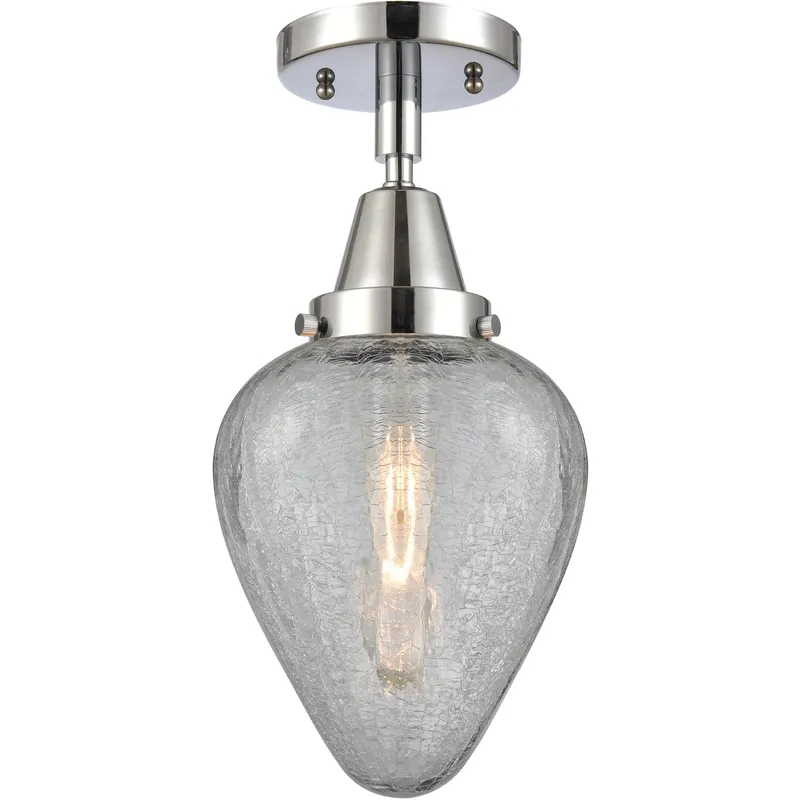 Franklin Restoration Geneseo 1 Light 7 inch Polished Chrome Flush Mount Ceiling Light