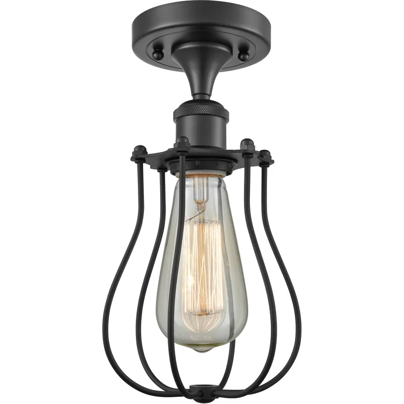 Austere Barrington 1 Light 6 inch Polished Chrome Flush Mount Ceiling Light