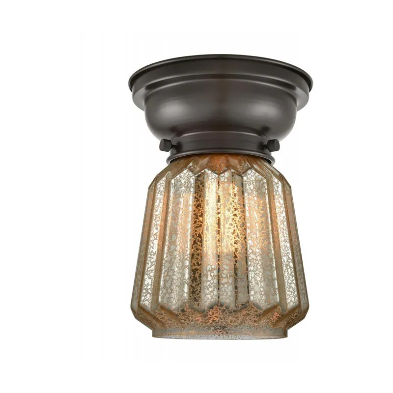 Aditi Halophane 1 Light 9 inch Oil Rubbed Bronze Flush Mount Ceiling Light in Matte White Halophane Glass, Aditi