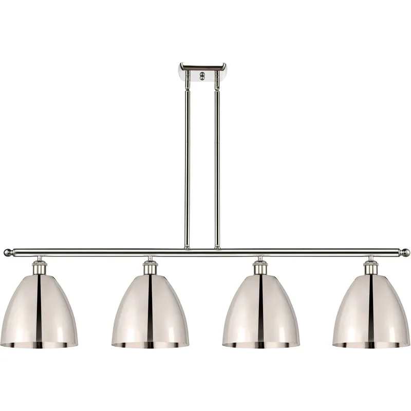 Ballston Dome LED 48 inch Polished Nickel Island Light Ceiling Light
