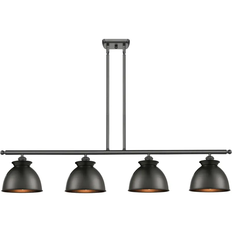 Ballston Adirondack LED 48 inch Matte Black Island Light Ceiling Light, Ballston